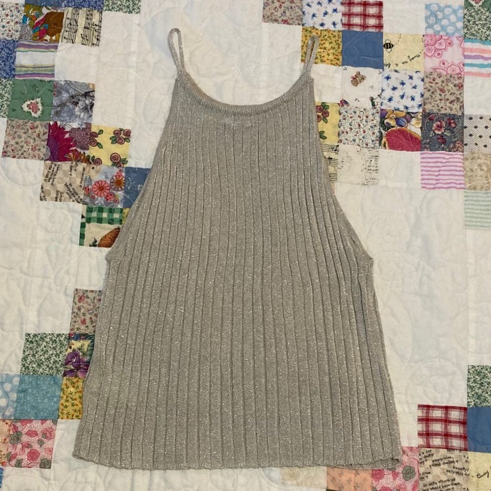 Sparkly New Years Crop Tank